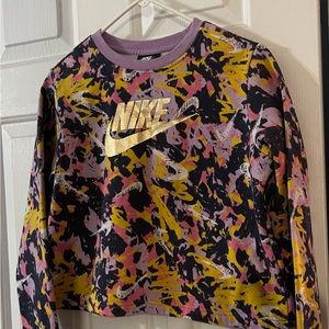 Nike splattered color lightweight sweatshirt